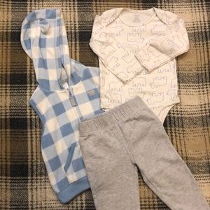 18 Month 3 Piece Polar Bear Outfit